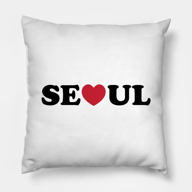 Seoul Love Heart Pillow by tinybiscuits