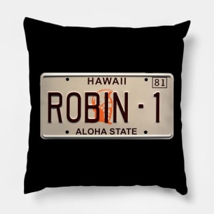 Magnum P.I. License Plate Pillow