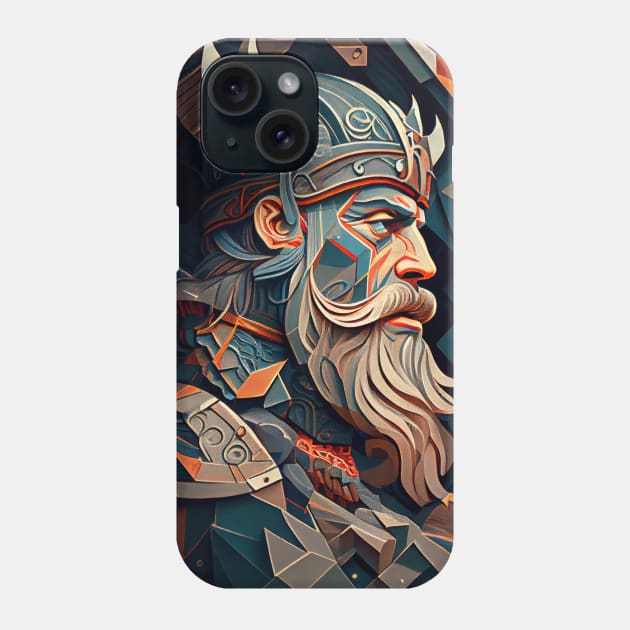 Elder Viking Warrior Phone Case by UVCottage