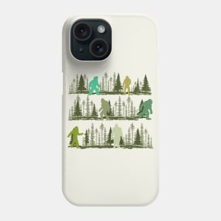 Bigfoot out in the Forest Phone Case