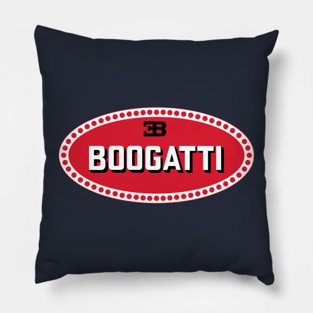 Boogatti Pillow by sketchfiles