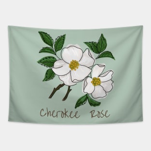 Cherokee Rose Tapestry