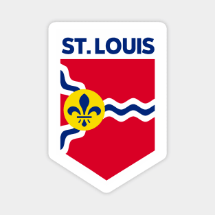 St. Louis City Flag Emblem Magnet