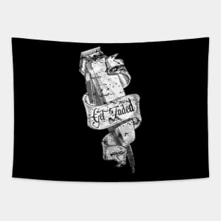 get faded barber Tapestry