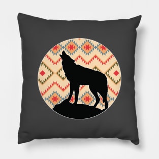 Wolf Pattern - 4 Pillow