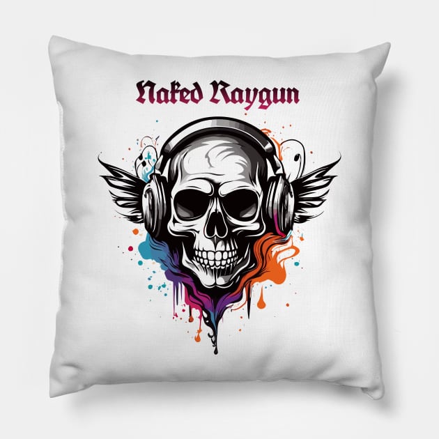 naked raygun Pillow by Coretan MudaKu