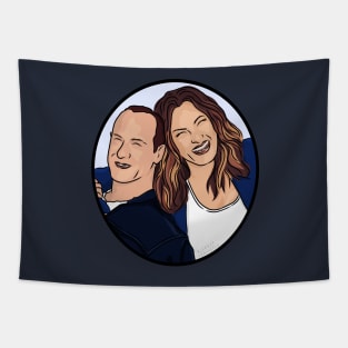 Mariska &amp; Chris Tapestry