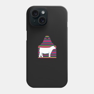 Serape Ear Tag - Show Steer - NOT FOR RESALE WITHOUT PERMISSION Phone Case