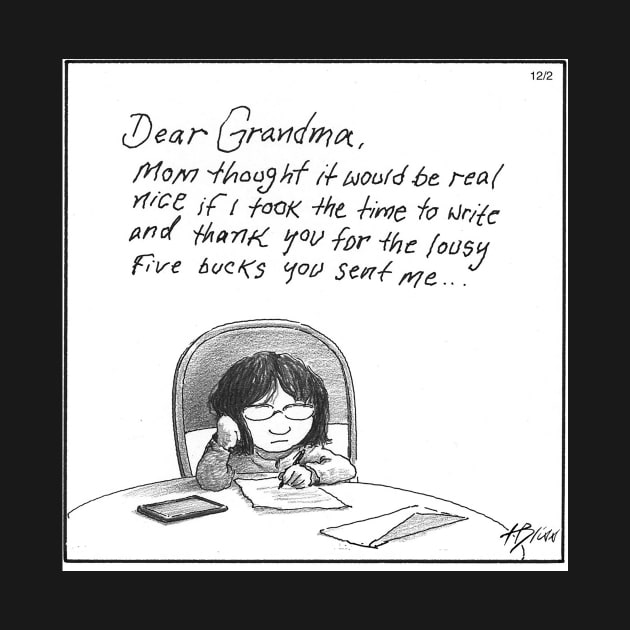 Dear Grandma by blisscartoons