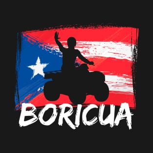 Puerto Rican Four Wheeler Boricua ATV T-Shirt