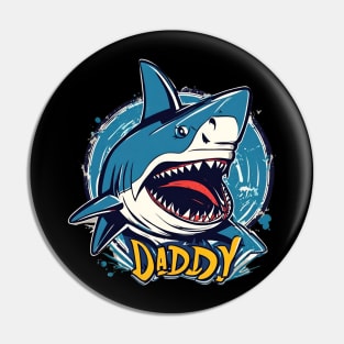 Daddy-shark Pin