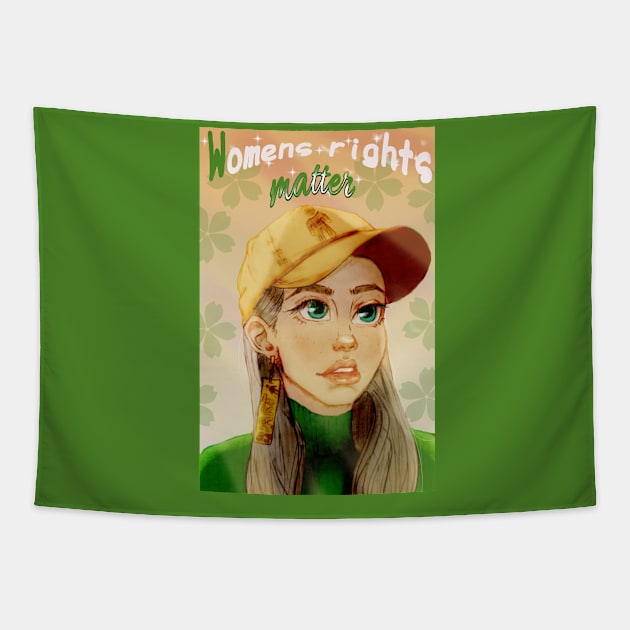 Womens rights matter Tapestry by AuraArtDesigner