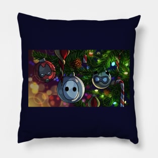 Masked Henchman Christmas Pillow