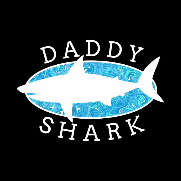 Daddy Shark - Blue Liquid by HartDesain