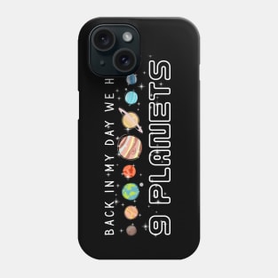 9 Planets Phone Case