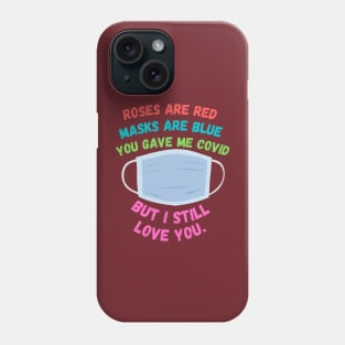 Funny covid poem t-shirt gift Phone Case