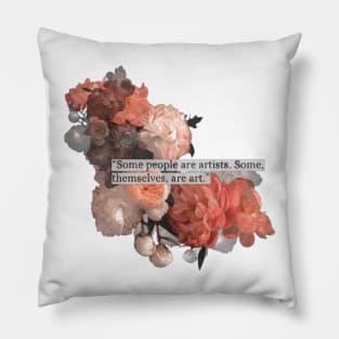 Vintage, aesthetic, cottagecore, fashion, love, romantic, soft aesthetic, flowers, sky, positivity, good vibes, music, fashion, art, artsy, unique, gifts Pillow