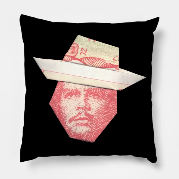 Che Guevara / Money Origami Pillow by yosuke