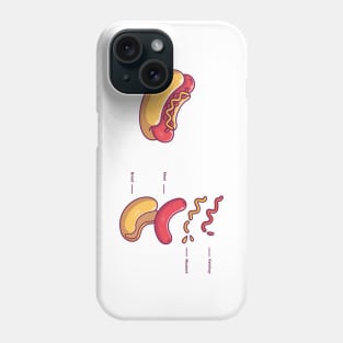 Hot dog ingredients Phone Case