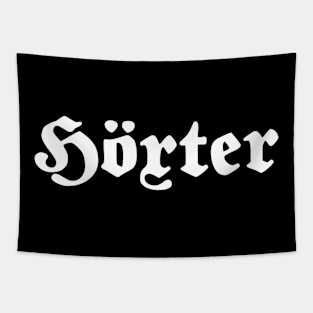 Höxter written with gothic font Tapestry