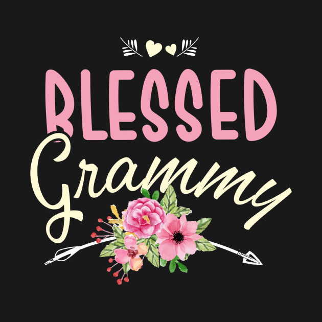 Blessed Grammy Shirt  Thanksgiving Gift by jonetressie