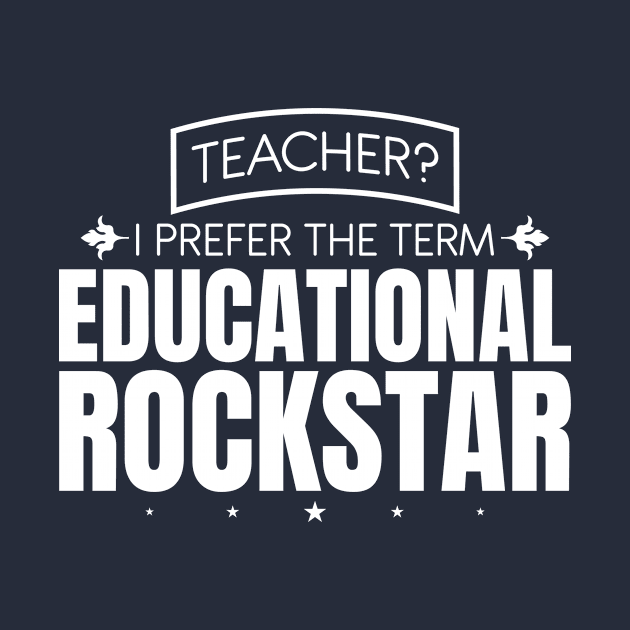 Appreciation Gift For A Rockstar Teacher by SiGo