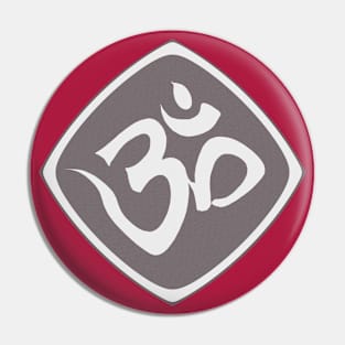 Om Spirituality Awareness Meditation Yoga Pin