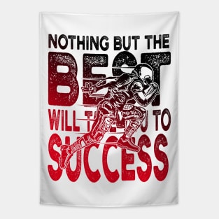 Football Success Quote Tapestry