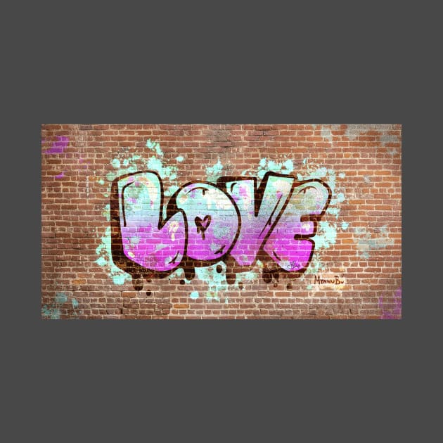 Love Graffiti Wall by Its_MynnuB