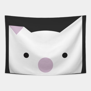 Peek-a-Boo Pig (w/Lavender Triangle and Circle) Tapestry