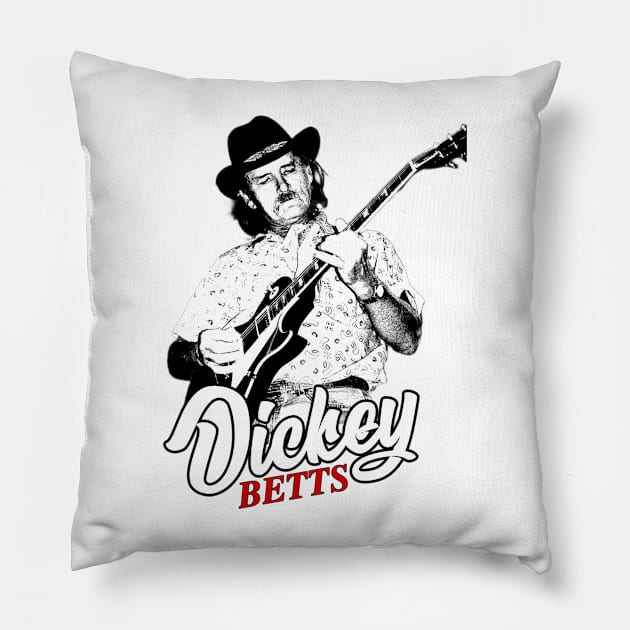 Guitarist legend dickey b Pillow by Jokesart