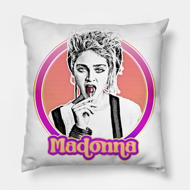 Madonna // Original 80s Vintage Style Design Pillow by DankFutura