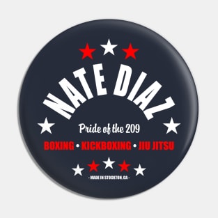 Nate Diaz RED/WHT Pin