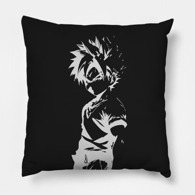 Fan Art Of Goku 08 Pillow by SanTees