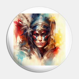Powerful Warrior Woman #5 Pin