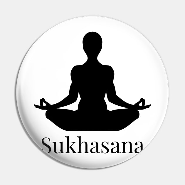 Sukhasana Pin by Let's Yoga Anywhere