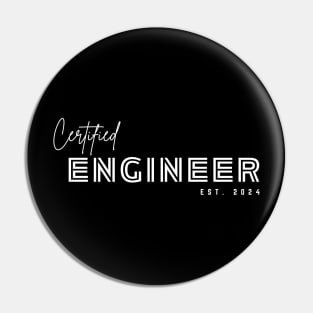 Certified Engineer Est 2024 Pin