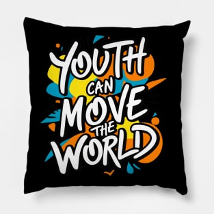 Youth Can Move the World - Baha'i Faith Pillow