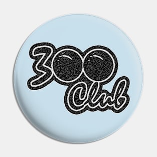 300 CLUB - PERFECT GAME - BLACK DESIGN Pin