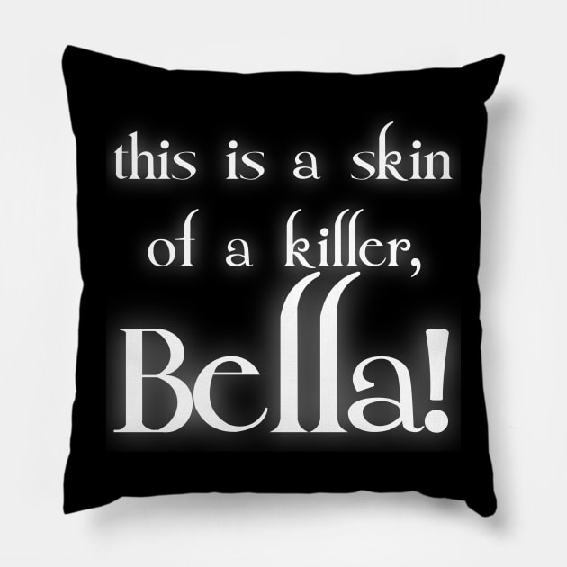 This is a skin... Twilight funny tee Pillow by the sunflower place