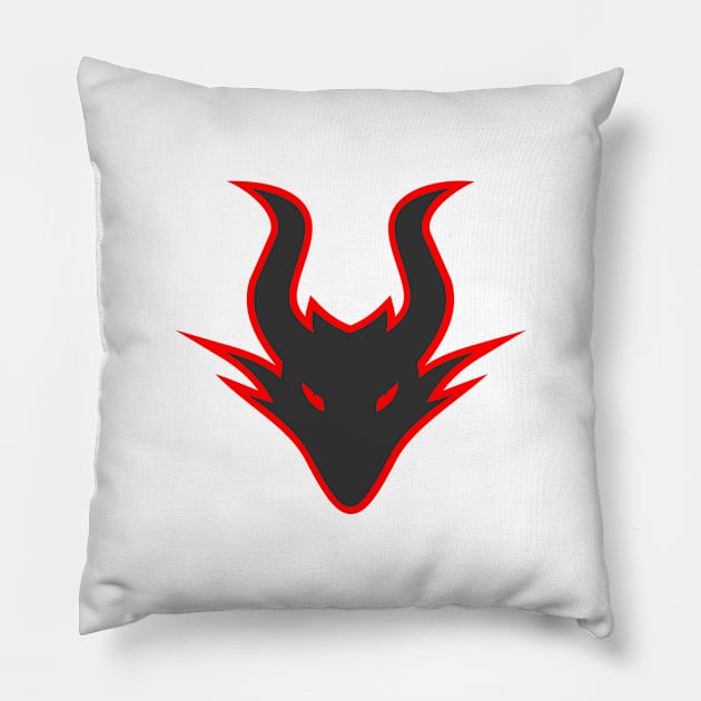 Dragon God Pillow by OrangeCup