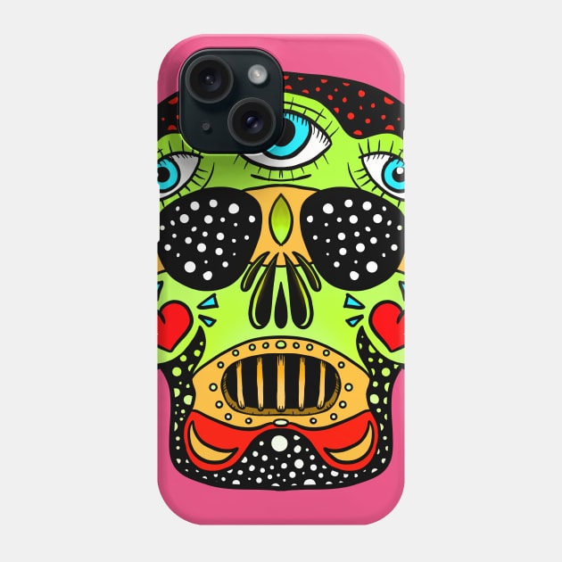 Candy skull 5 Phone Case by fakeface