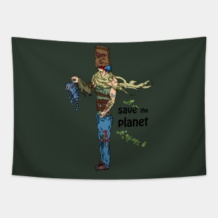 BagMan wants to save the planet Tapestry