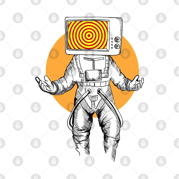 Astronaut  Television head by Aldebaran