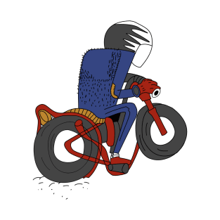 Motorcyclist Adventurous Ride On His Motor T-Shirt
