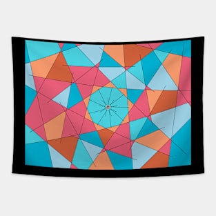 Abstract colourful shapes 1 Tapestry