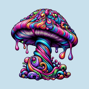 giant psychedelic mushroom T-Shirt