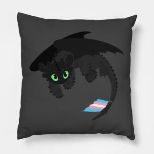 Toothless (Trans, Blue) Pillow