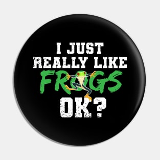 I just really like frogs ok Pin