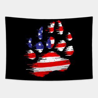 American Bear Paw Tapestry